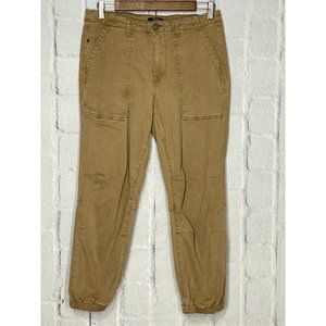 BBJ Los Angeles Women's Camel Brown Casual Jogger Pants Size 10 Stretch C19243Z‎